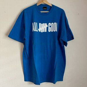 Undefeated UNDFTD "All Good" TShirt Blue Size XXLarge